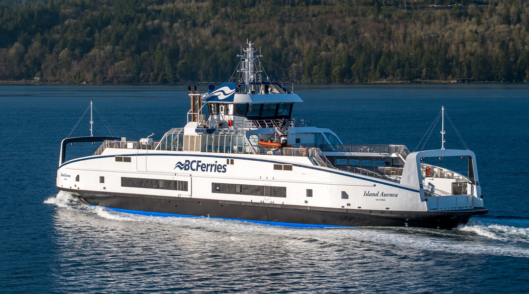 BC Ferries' Fifth Battery Hybrid-Electric Vessel Launches | Business ...